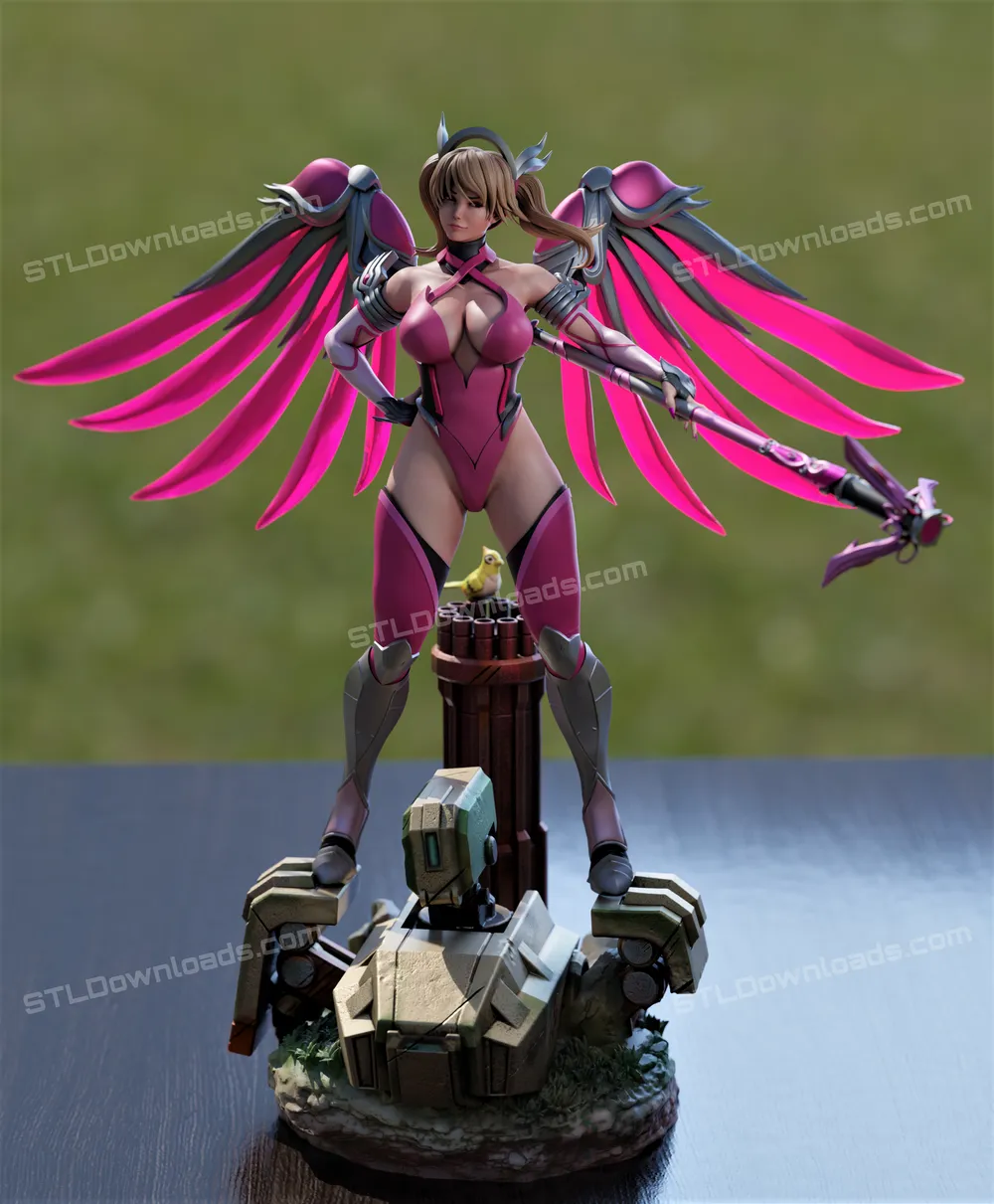 3DMomoji Mercy and Devil Alt Overwatch