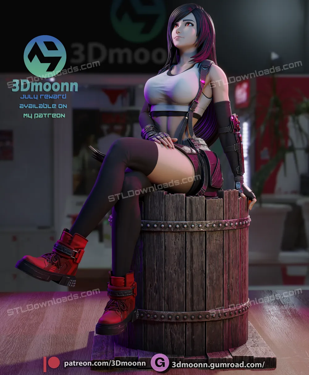 3Dmoonn Final Fantasy Tifa Lockhart