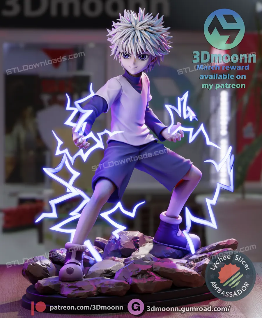 3Dmoonn Killua Hunter X Hunter