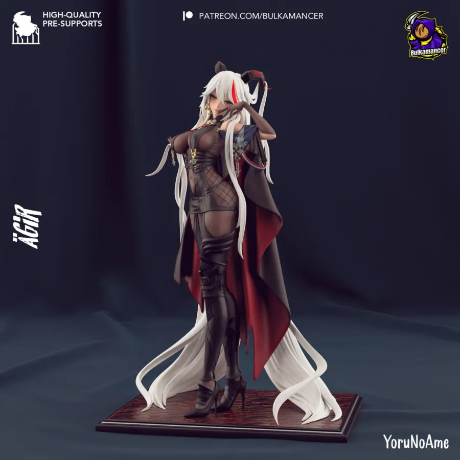 Agir – Azur Lane STL render Agir – Azur Lane