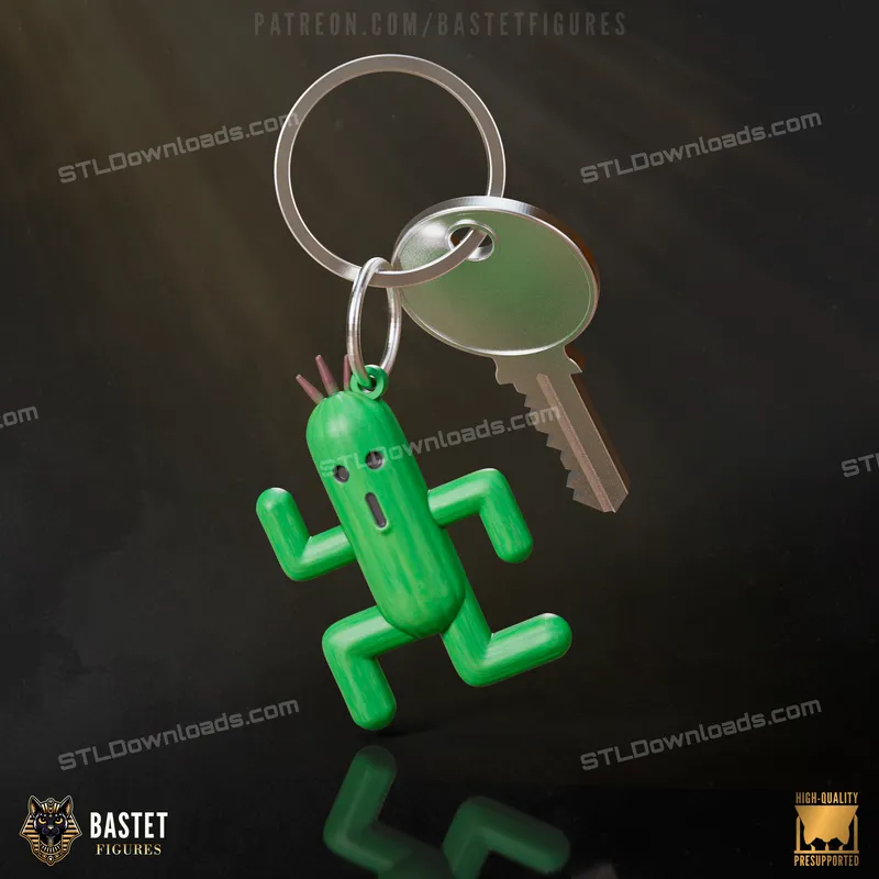 Bastet Figures Final Fantasy Rikku Keychain