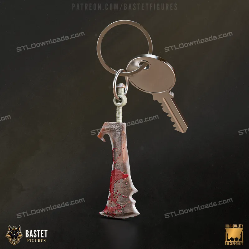 Bastet Figures Zodd Keychain