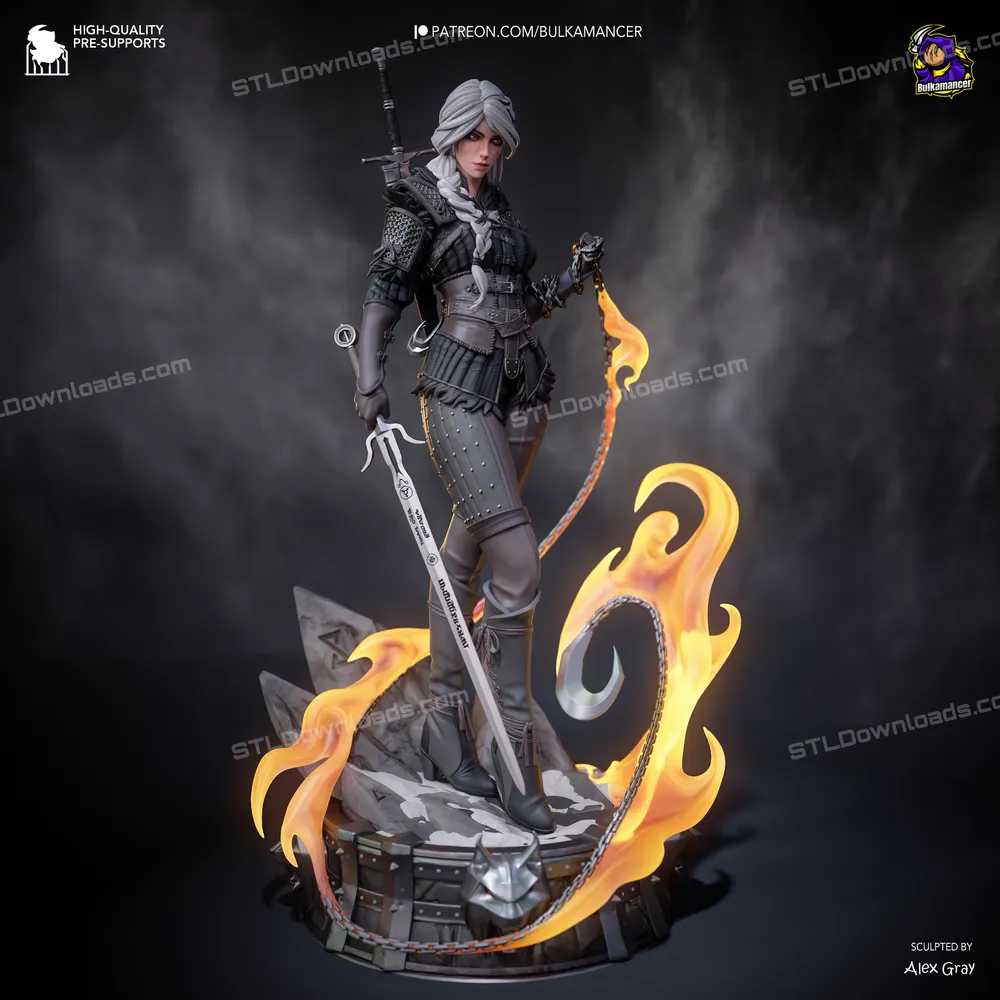 Bulkamancer Sculpts Ciri Wither 4