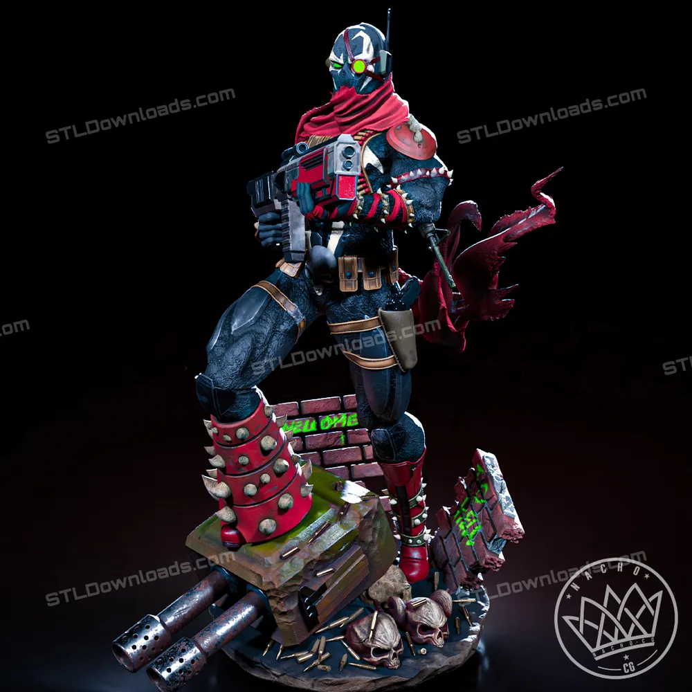 Commando SpawnStatue