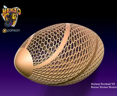 Hex3D AirlessFootball