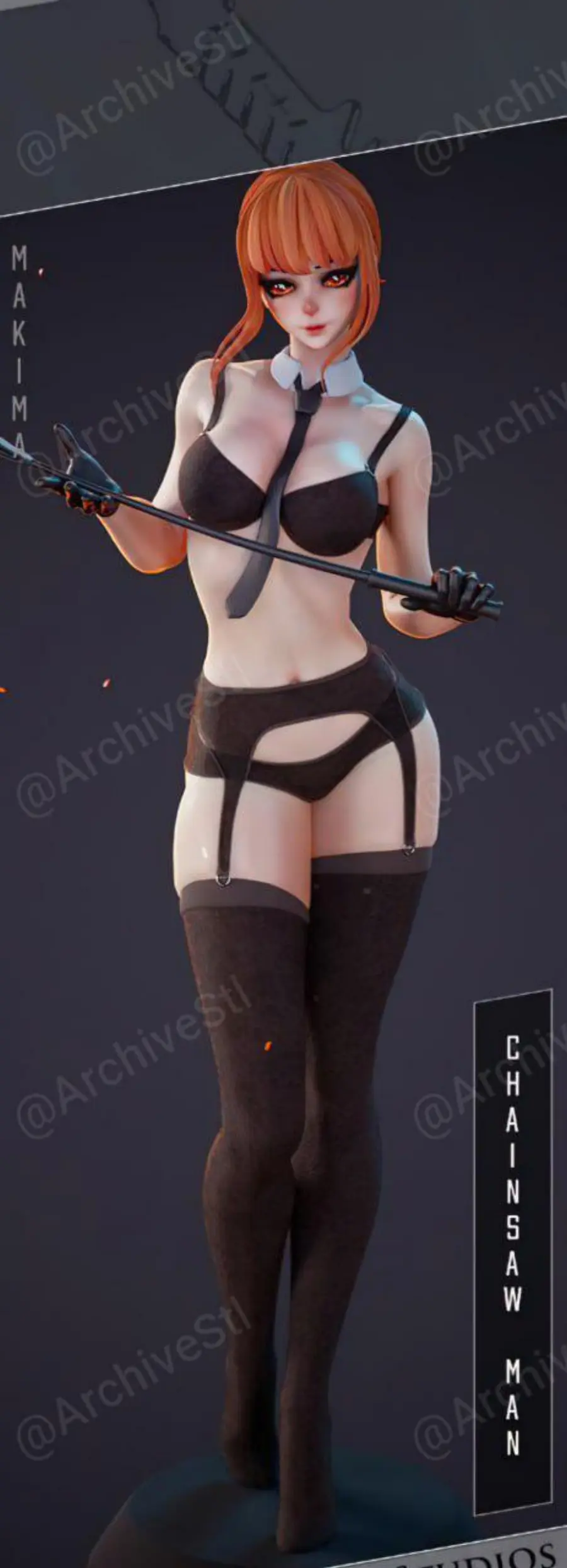 Hybris Studios – Makima PinUp – 3D Print