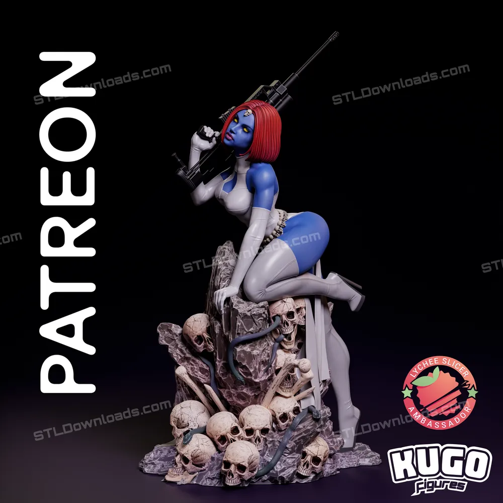 Neo Nixxi Diorama STL render KuGo Figures – Misty