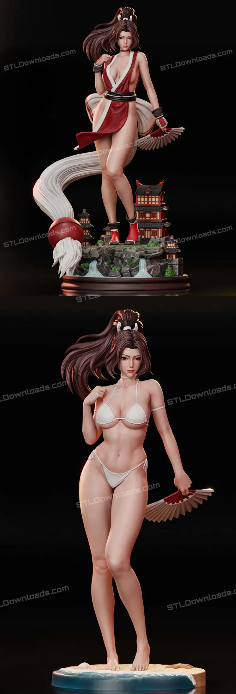 Mai Shiranu Sculpture and Bikini