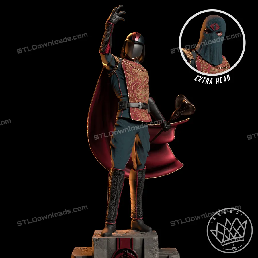 Nacho CG Fan Art Cobra Commander Statue