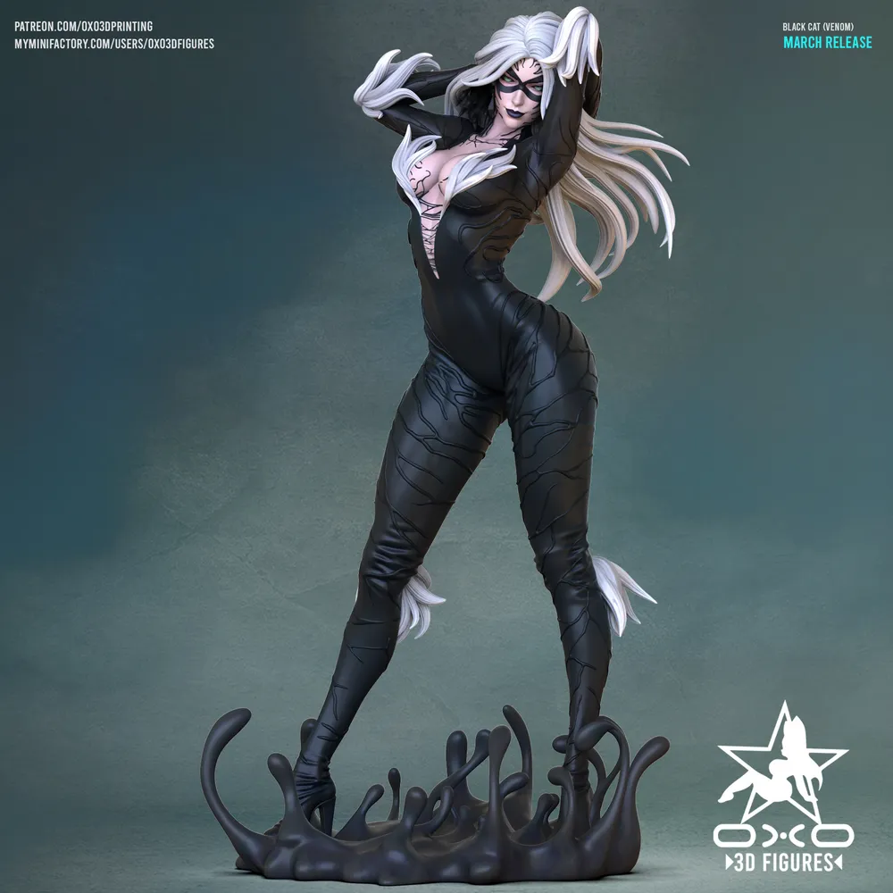 OXO3D Figures Black Cat