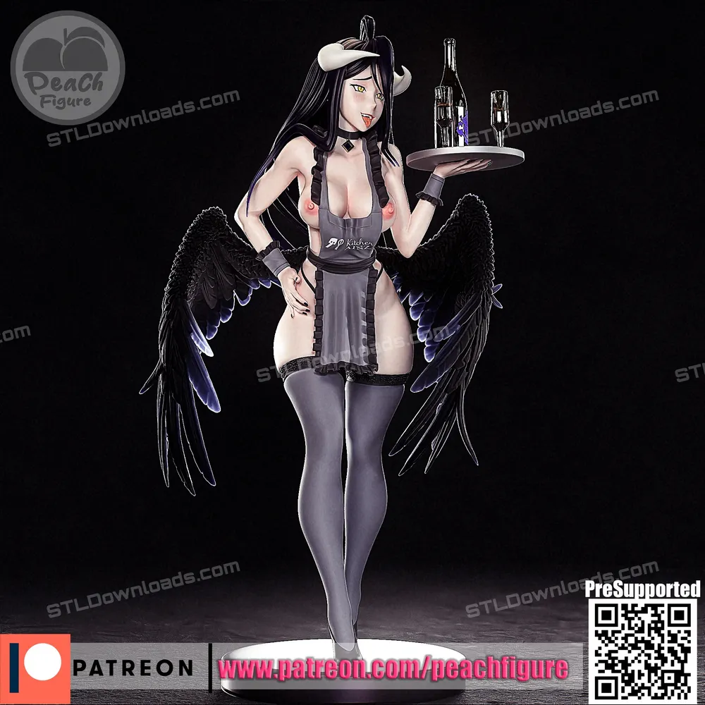 Peach Figure Albedo Overlord