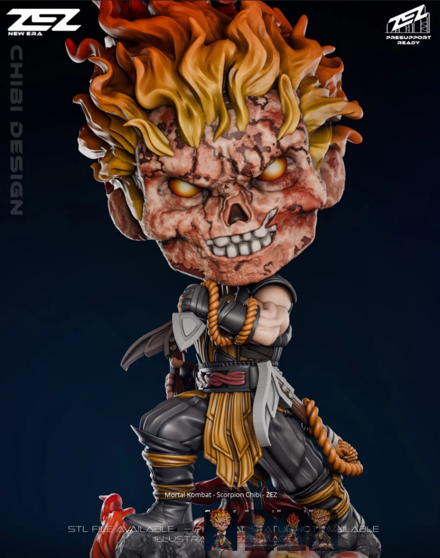 SCORPION CHIBI STL 2