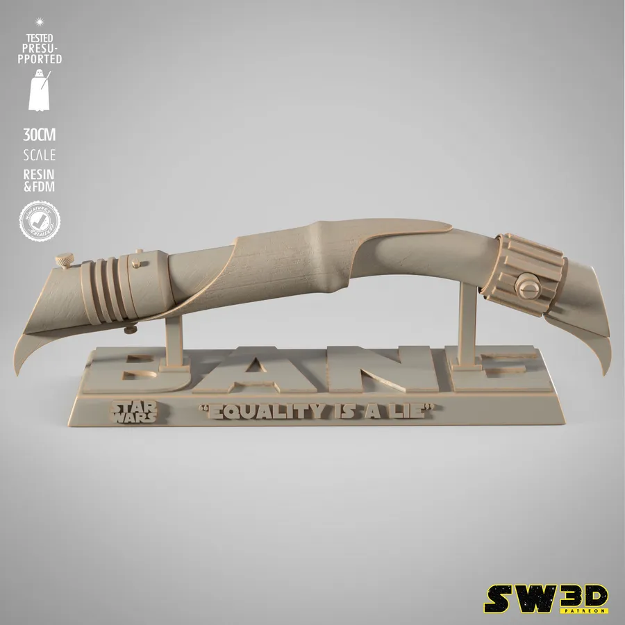 SW3D Darth Bane Ligthsaber