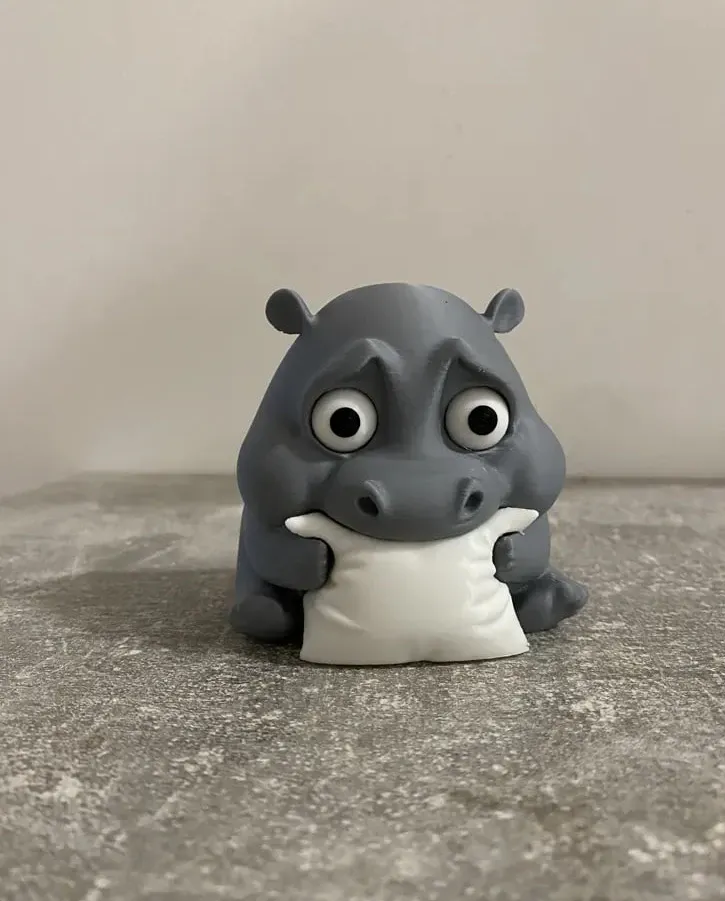 SadHipposeparateEyeandPillow stls