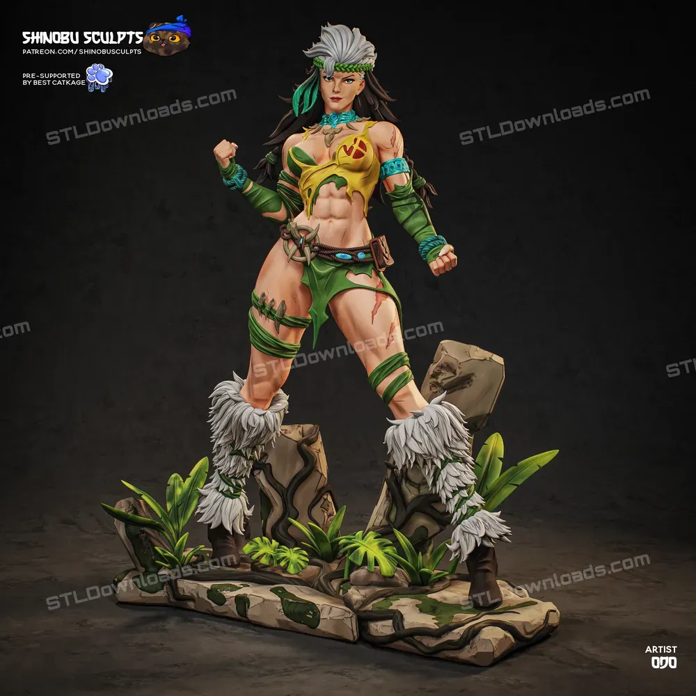 Shinobu Sculpts Marvel Rogue