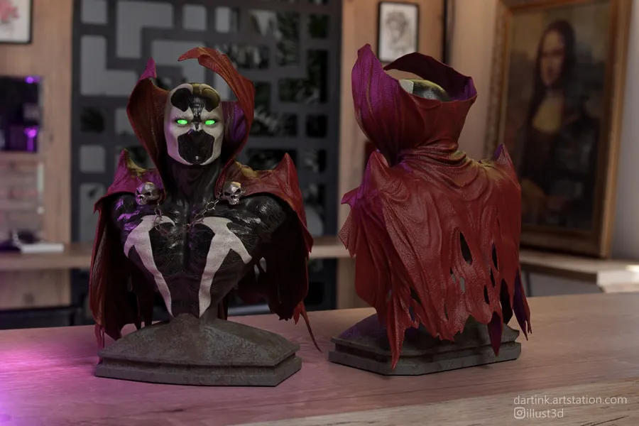 Spawn Bust @stl for Home