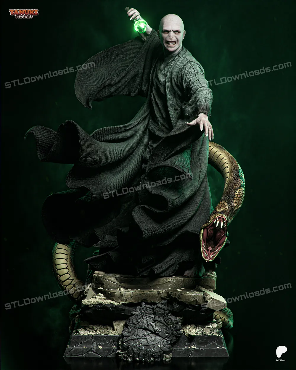 Tanuki Figures Voldemort