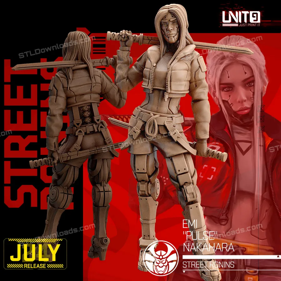 Unit9 Cyberpunk – Emi Pulse Nakahara – Street Ronins