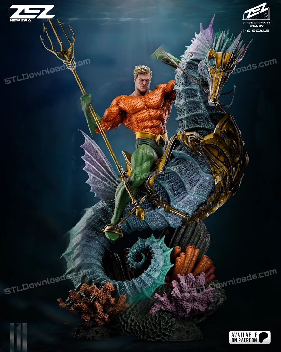 ZEZ Studio Aquaman Statue and Bust