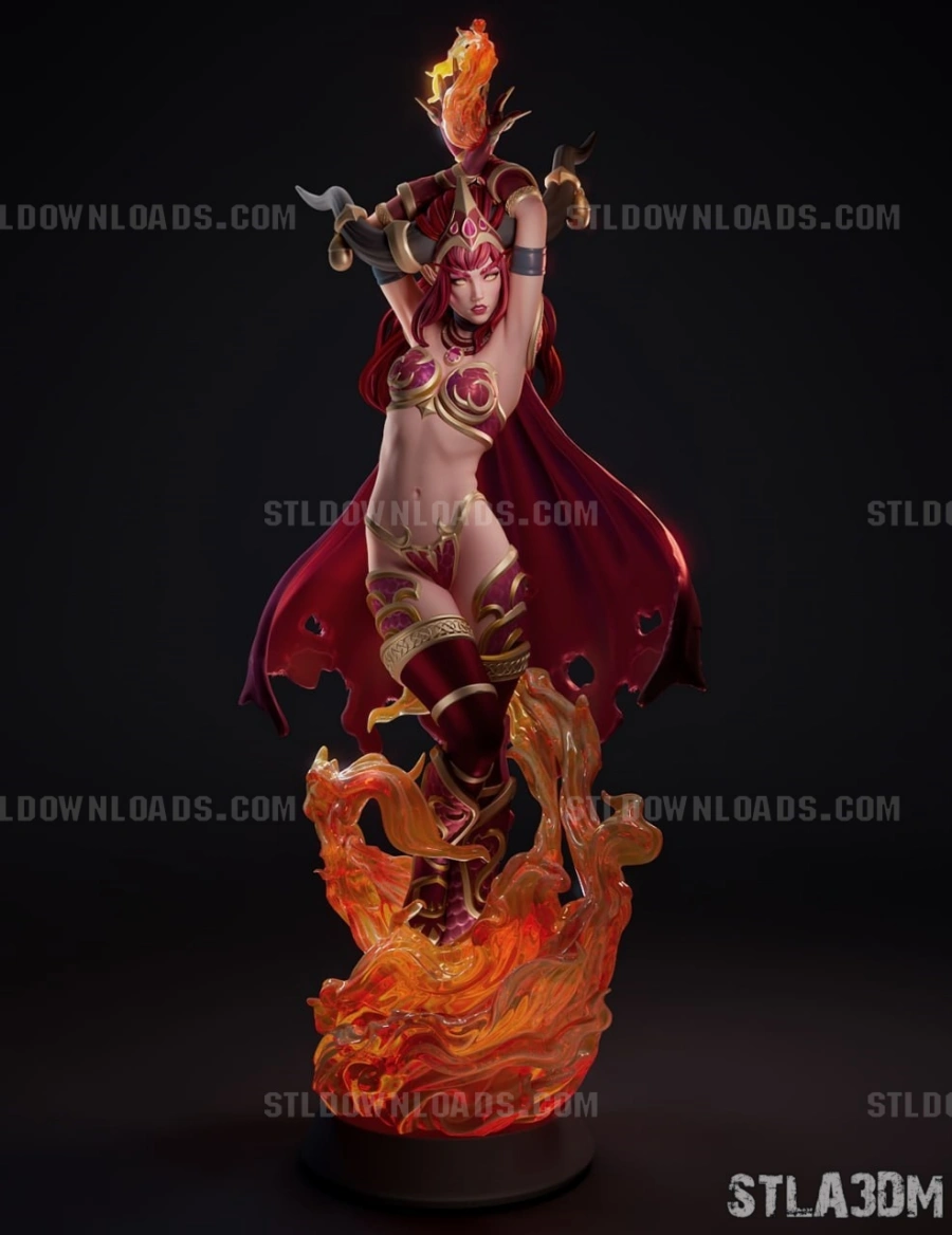 Alexstrasza STL Model – Warcraft STL render 3D Verse Studios – Alexstrasza