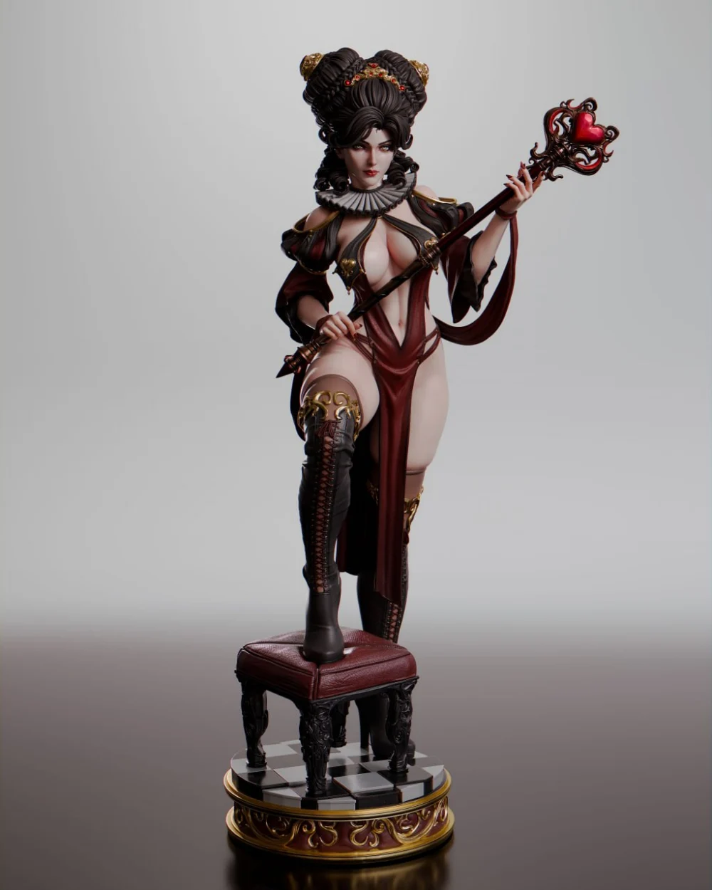 Abe3D Queen of Hearts Extra by Davi NSFW