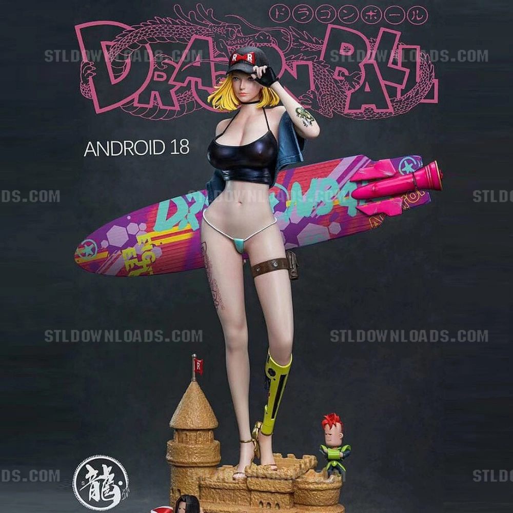 Android 18 Pool Party Version From DragonBall