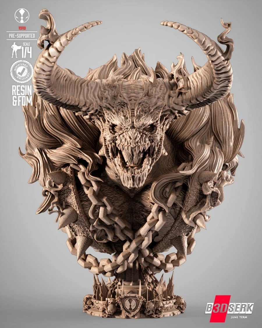 B3DSERK Omega Spawn Portrait Bust