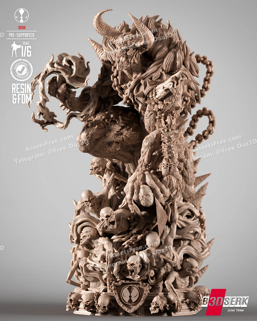 B3DSERK Omega Spawn Sculpture