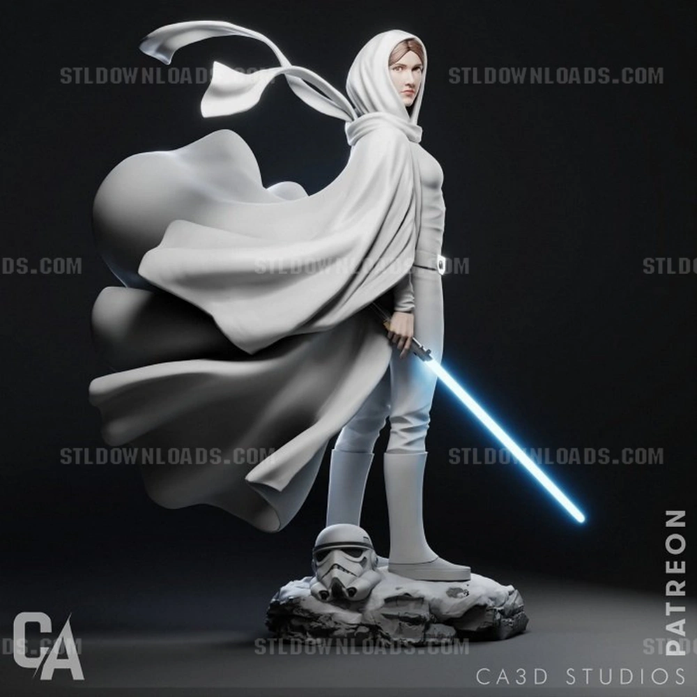 Princess Leia STL Model – Star Wars STL render Ca 3d Studios – Leia