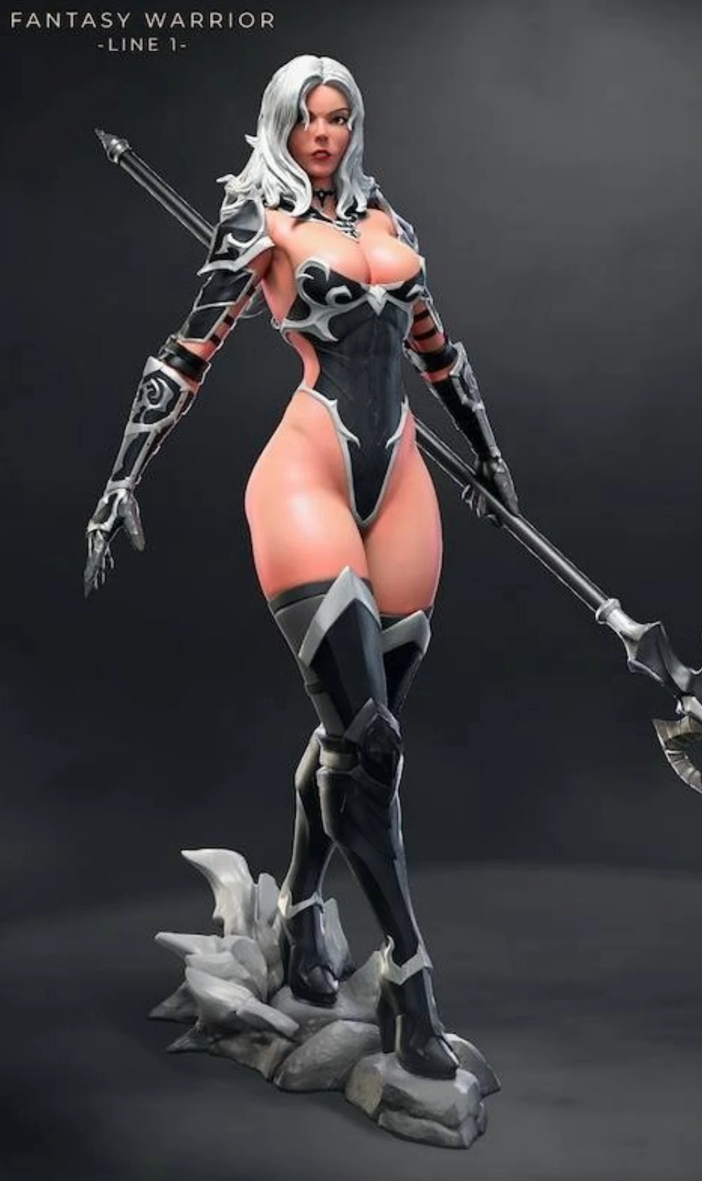Jhiana Fantasy Warrior STL render Fantasy Warrior – Line 1 – Jhiana F1 – P.1