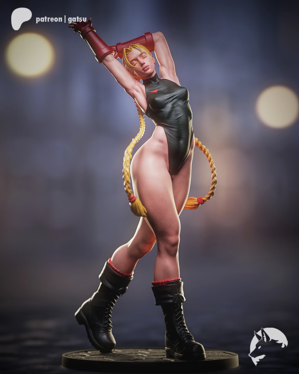 Cammy White – Street Fighter STL Model STL render Gatsu Studios – Cammy White