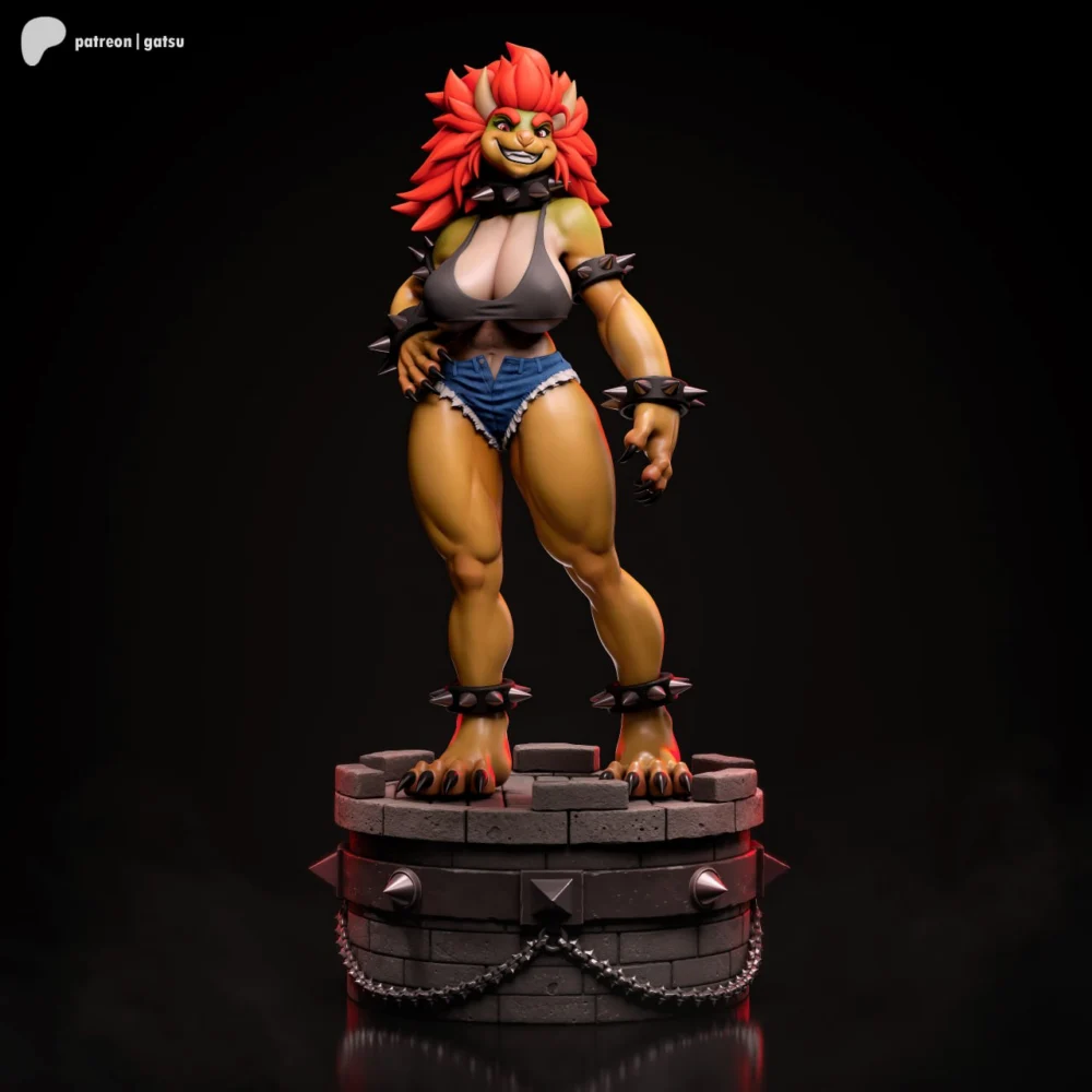 Gatsu Super Mario Female Bowser