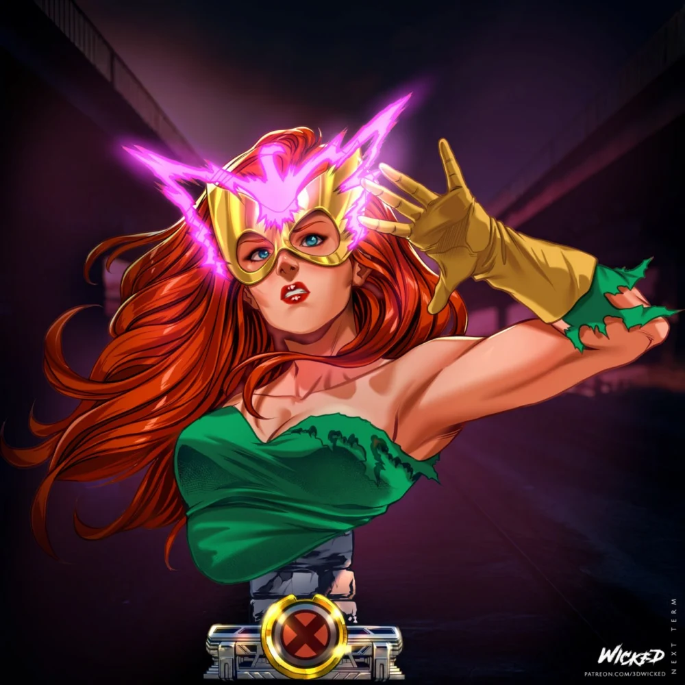 Jean Grey Portrait Bust