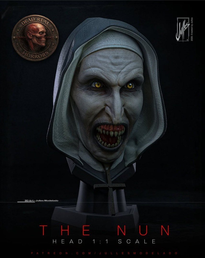 Julles Modelado The Nun Head 1 1 Scale