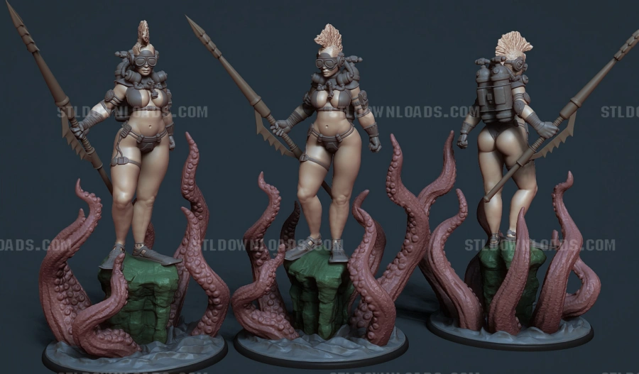 Krisztian Hartmann The Kraken Huntress
