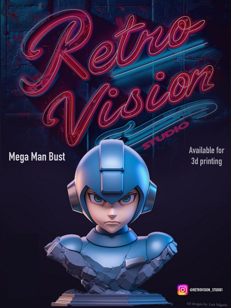 Mega Man Bust