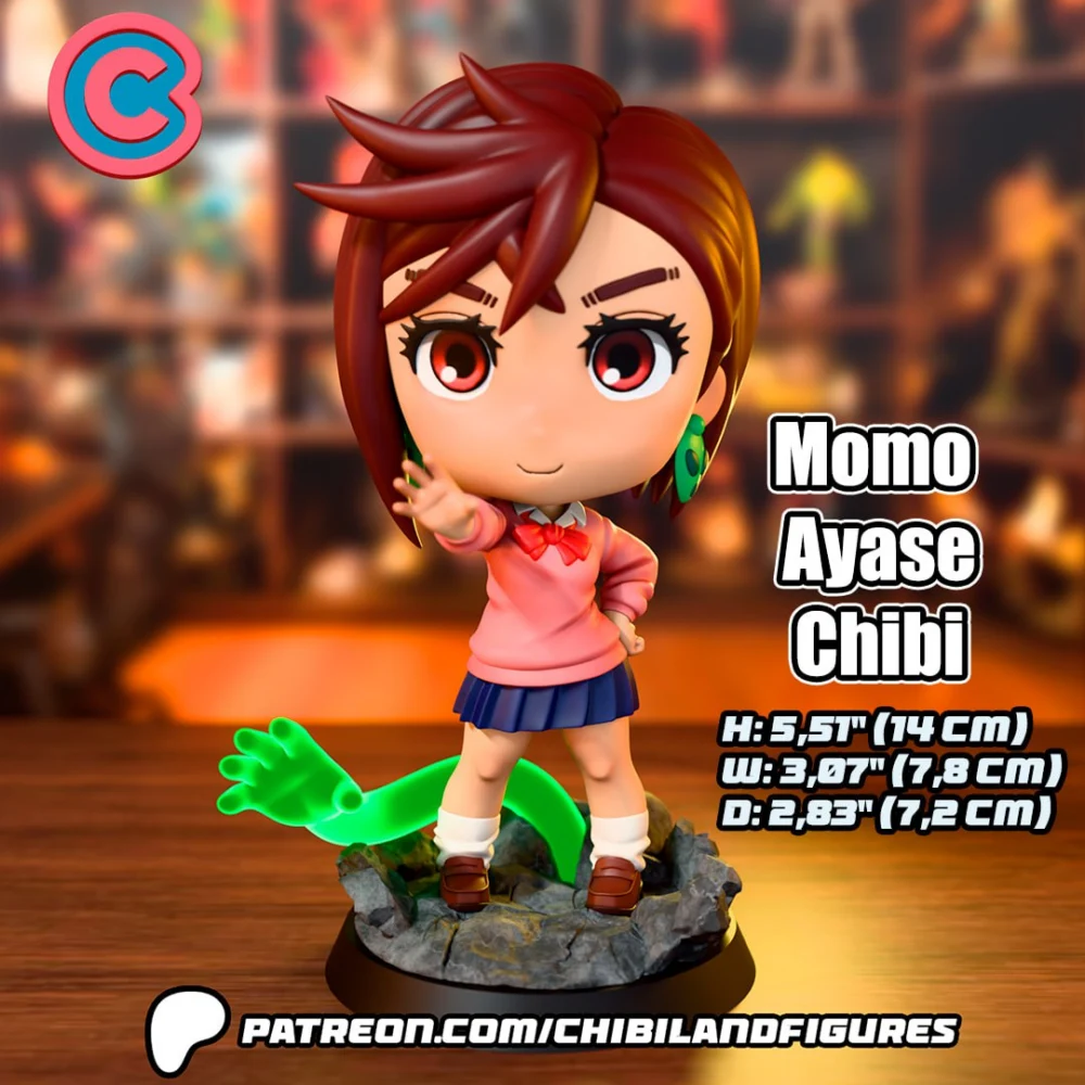 Momo Ayase Dandadan Chibi