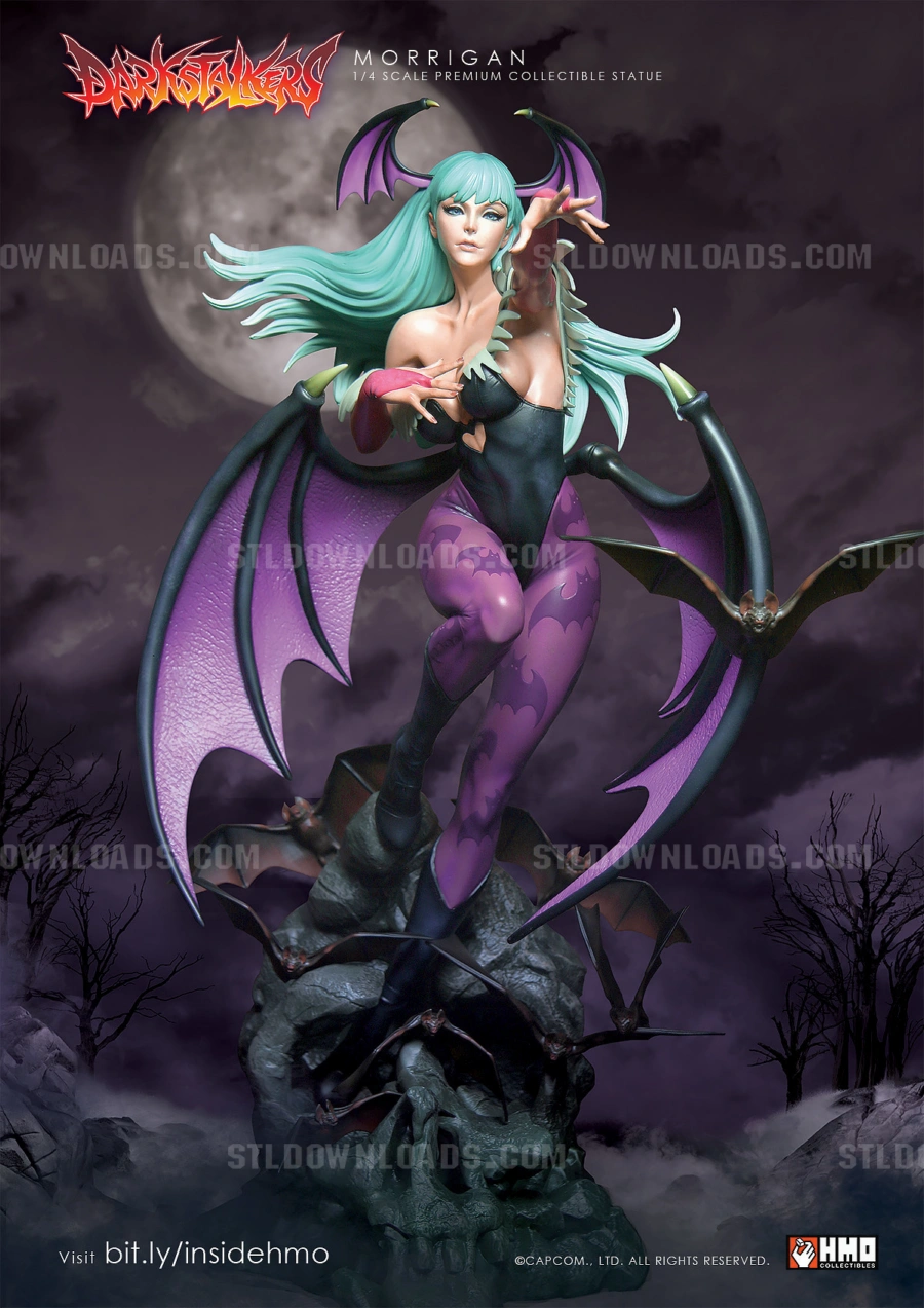 Mufizal Mokhtar Morrigan Darkstalkers Statue