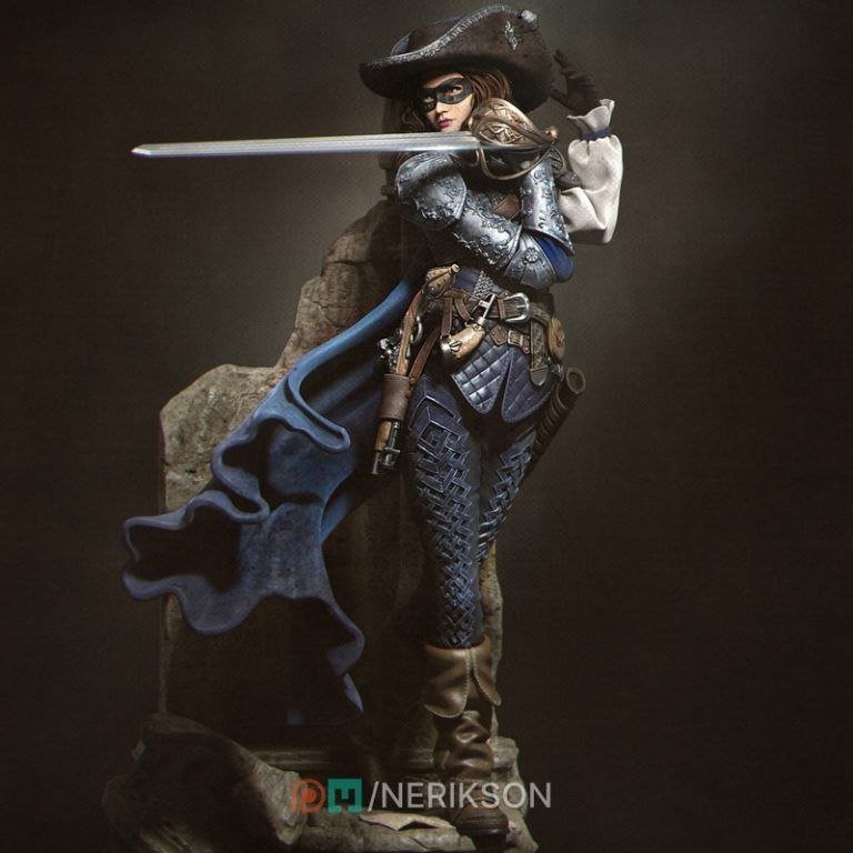 Nerikson Camilla the Duelist 3D Print Model