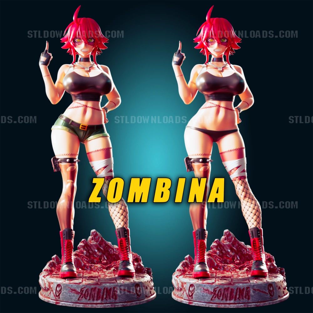 Officer Rhu Zombina Monster Girl