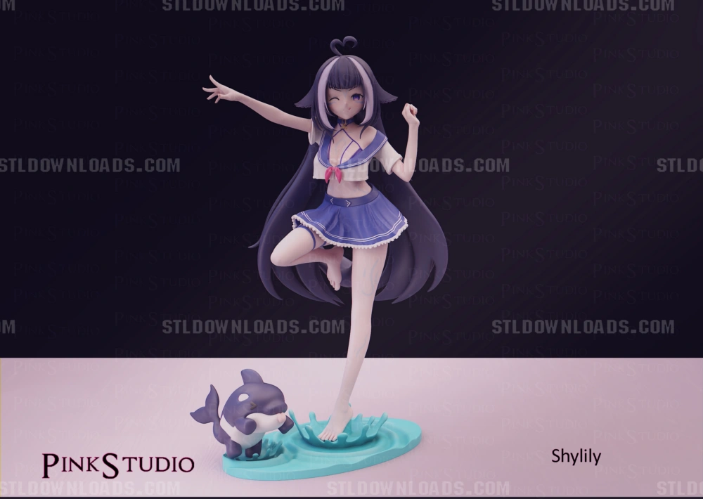 Shylily STL Model STL render Pink Studio – Shylily