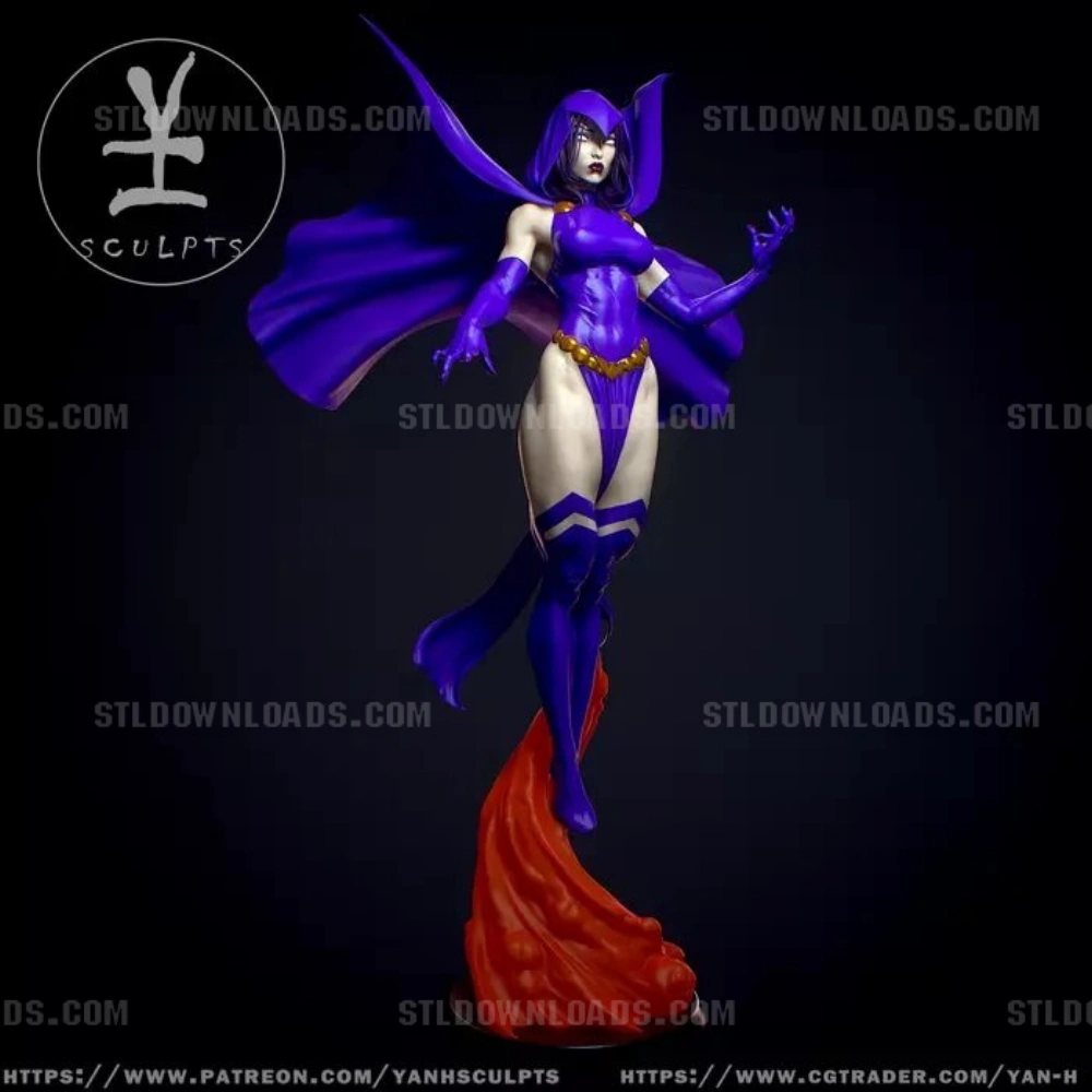 Raven STL Model – DC STL render Raven – Yan H