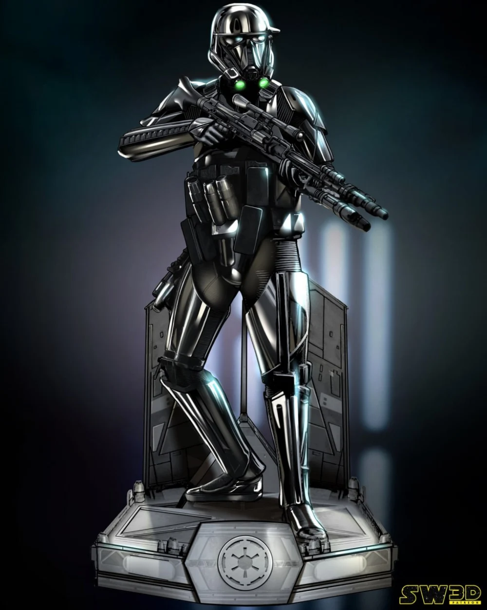 SW3D Death Trooper Sculpture