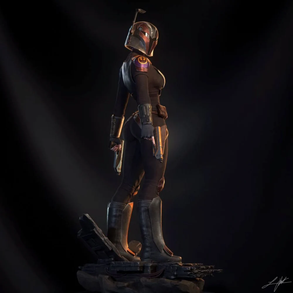 Sabine Wren Abe3D by Ramses