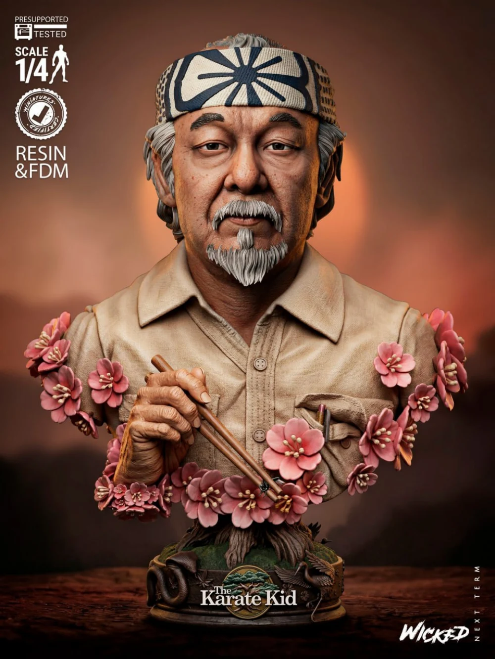 Wicked Miyagi Bust Portrait