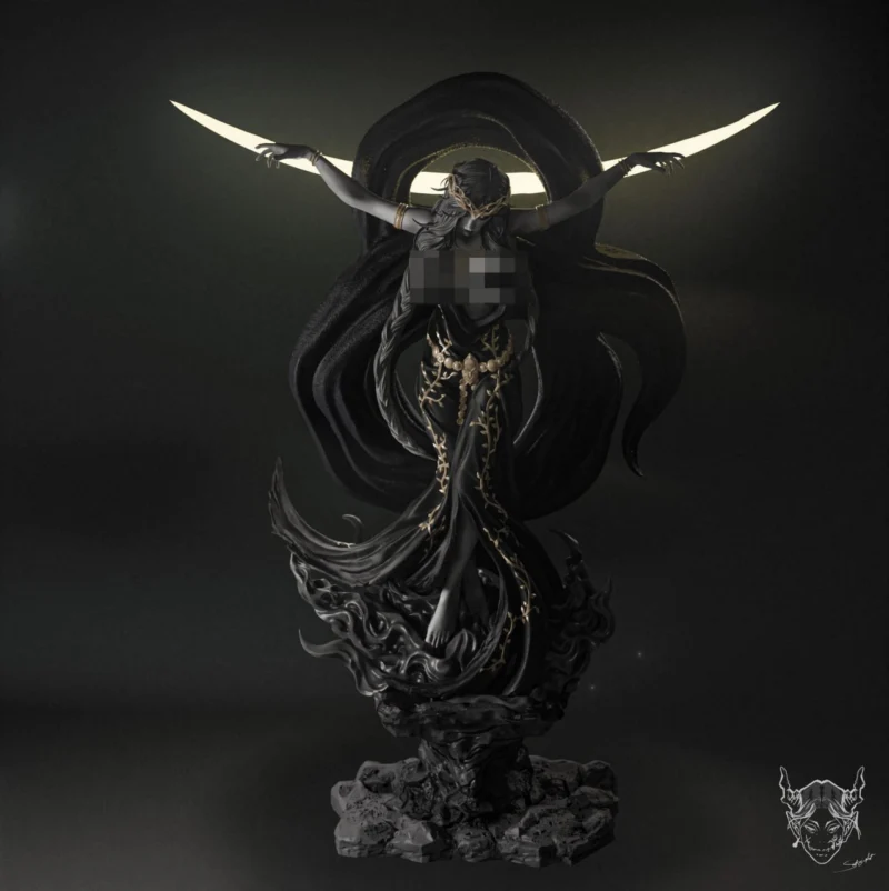 Queen Marika – Elden Ring STL model for 3D printing