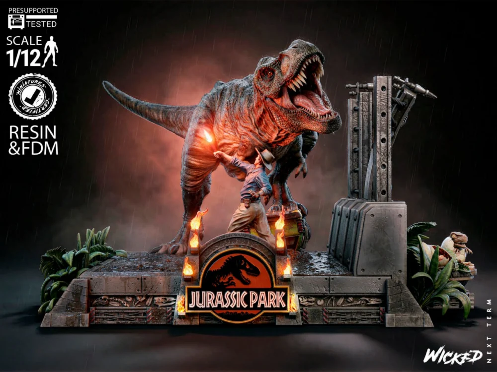2603 Jurasic Park Diorama