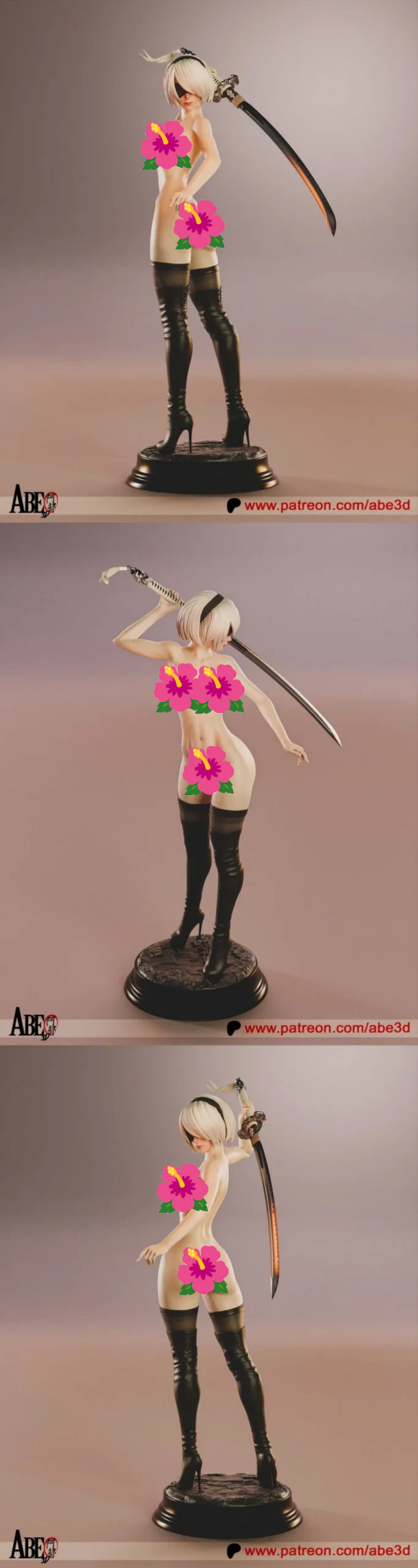 2B YoRHa Abe3D NSFW scaled