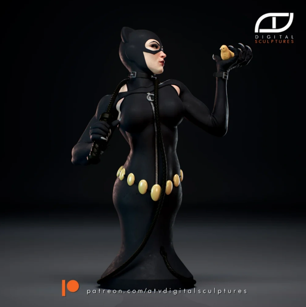 ATV Digital Sculptures Catwoman Bust