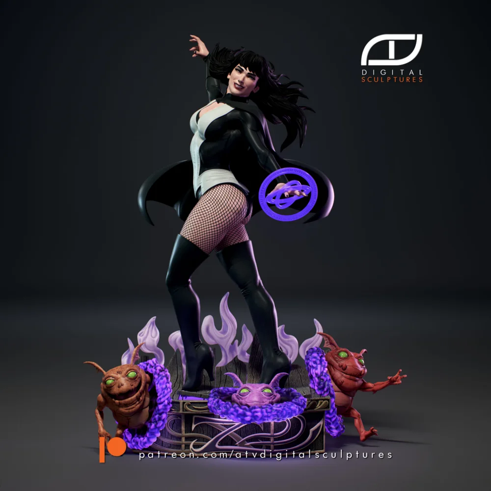 ATV Digital Sculptures Zatanna